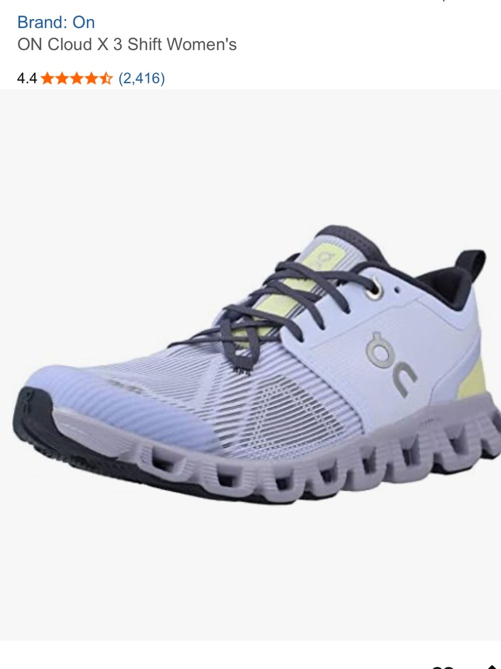 On Cloud - Cloud X 3 Shift Free People Sneakers Running Shoes - Heather Midnight - Picture 4 of 14